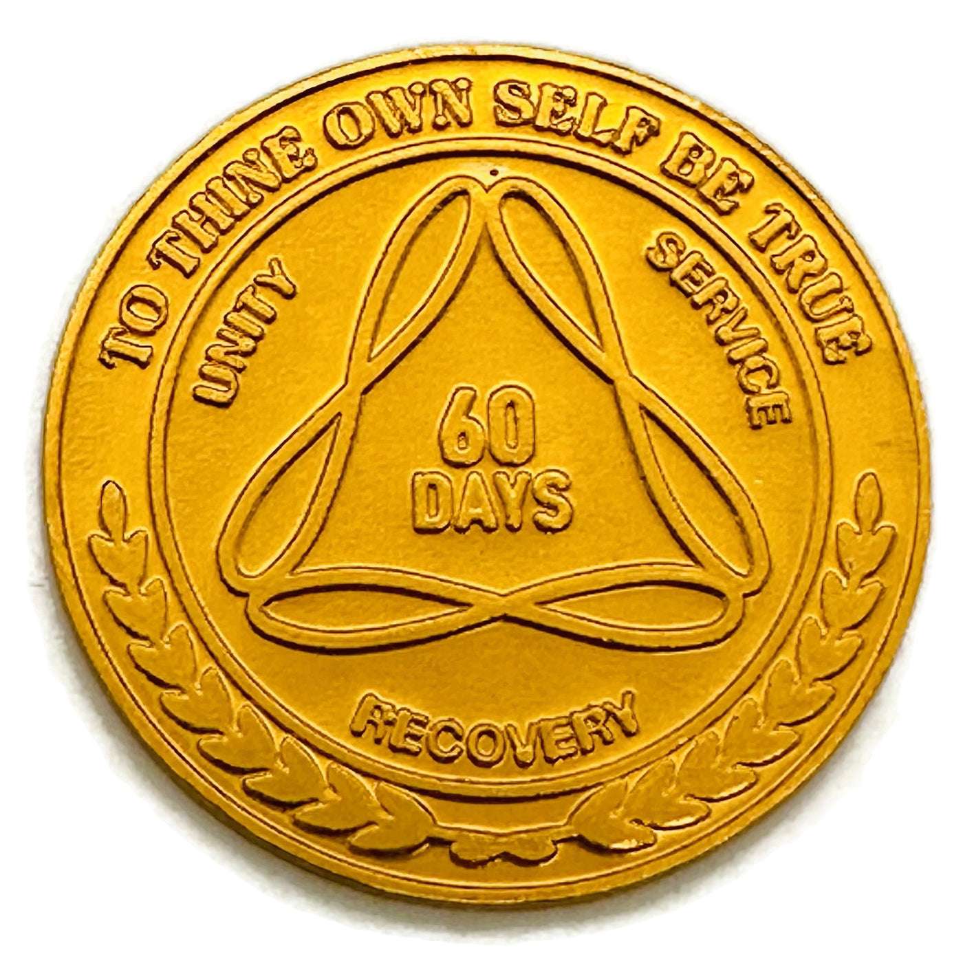 Sobriety Mint Aluminum AA Meeting Chips Coins 60 Days — AA