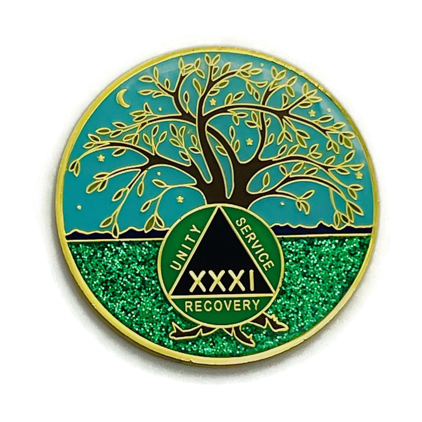 1 to 60 Year Tree of Life Specialty AA Recovery Medallion/Chip/Coin ...