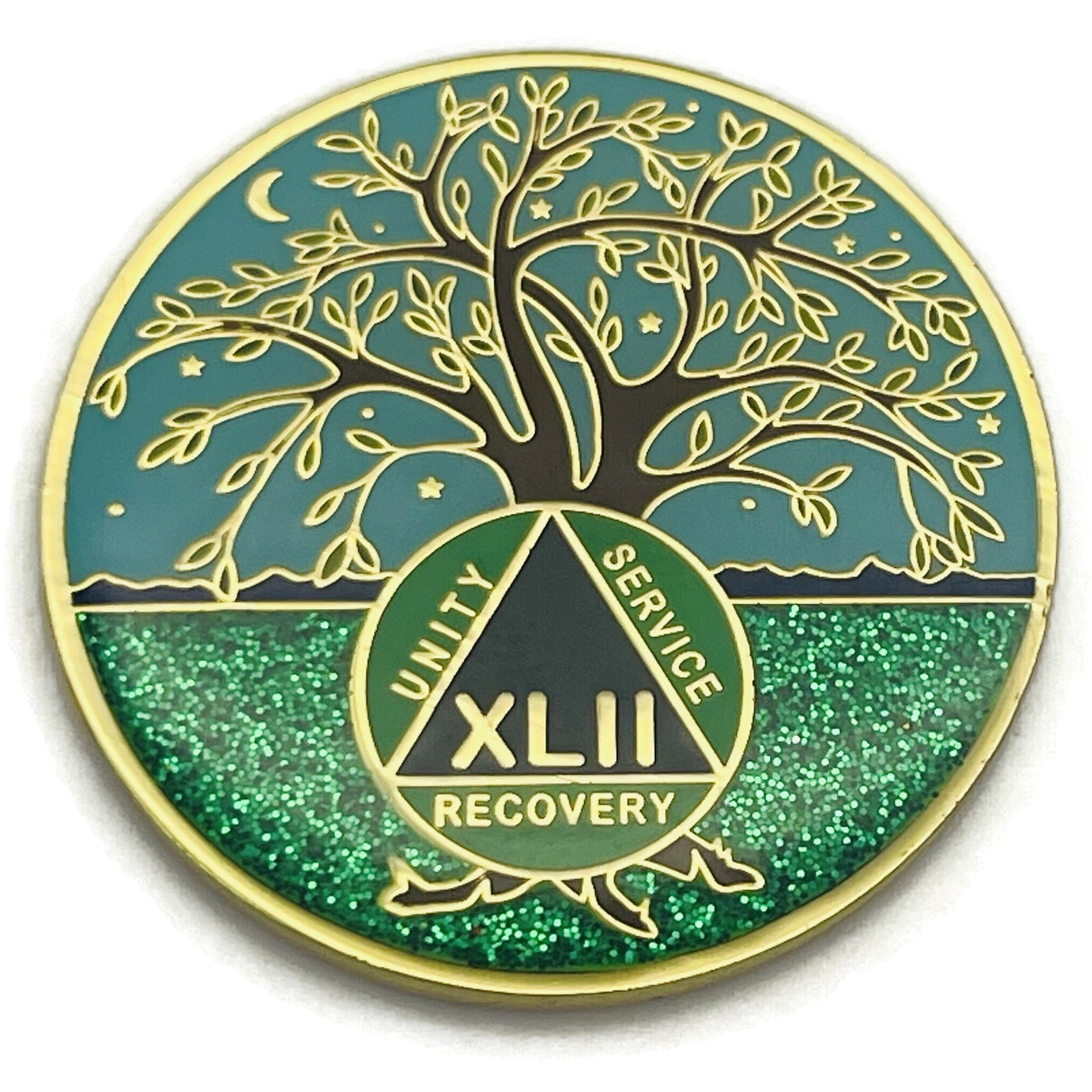 1 to 60 Year Tree of Life Specialty AA Recovery Medallion/Chip/Coin ...