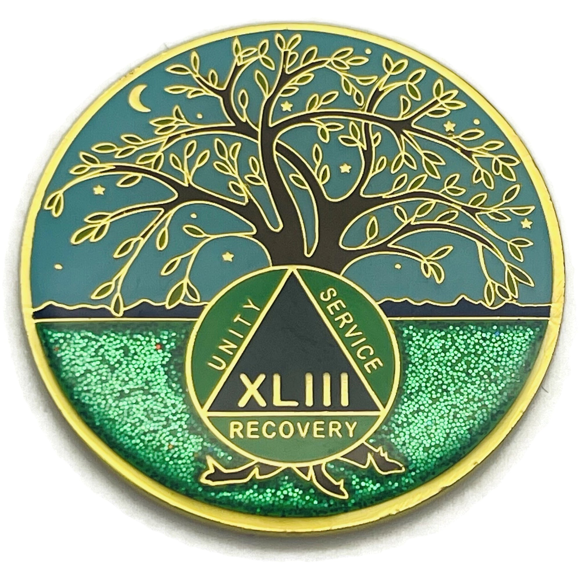 1 to 60 Year Tree of Life Specialty AA Recovery Medallion/Chip/Coin ...