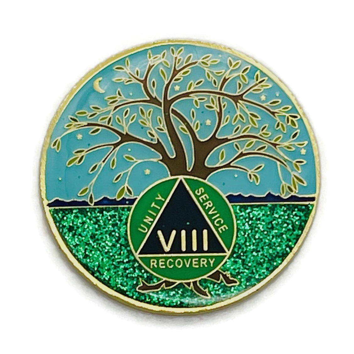 1 To 60 Year Tree Of Life Specialty AA Recovery Medallion/Chip/Coin ...