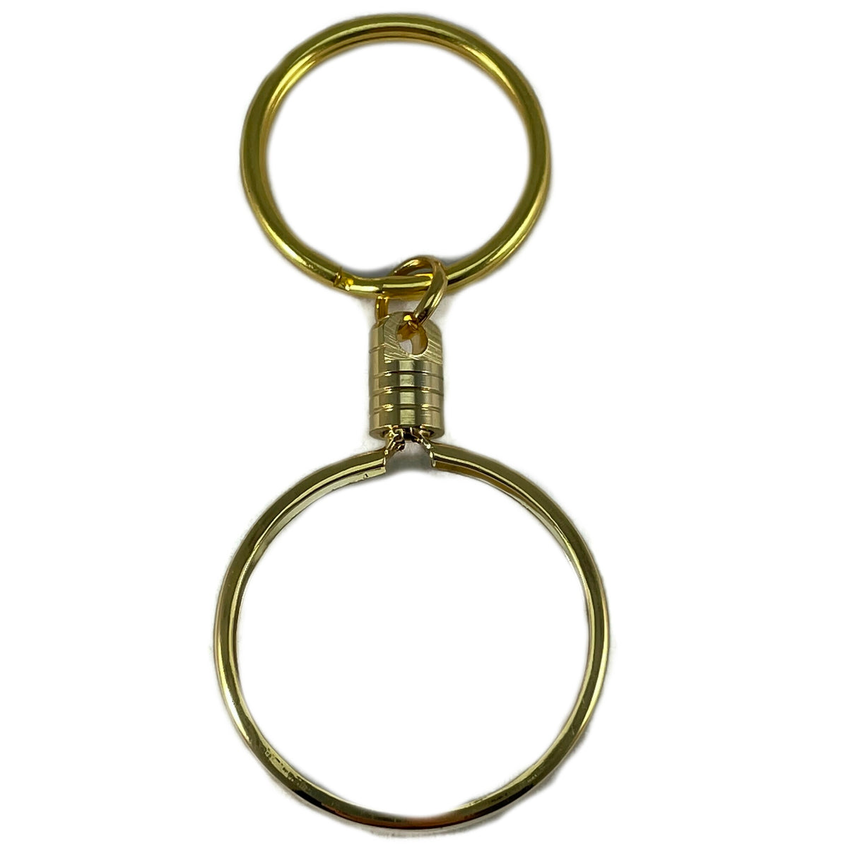 The Token Shop AA Coin Holder Keychain for 34 mm x 2 mm Triplate Sobriety  Chip Recovery Medallion (Gold)