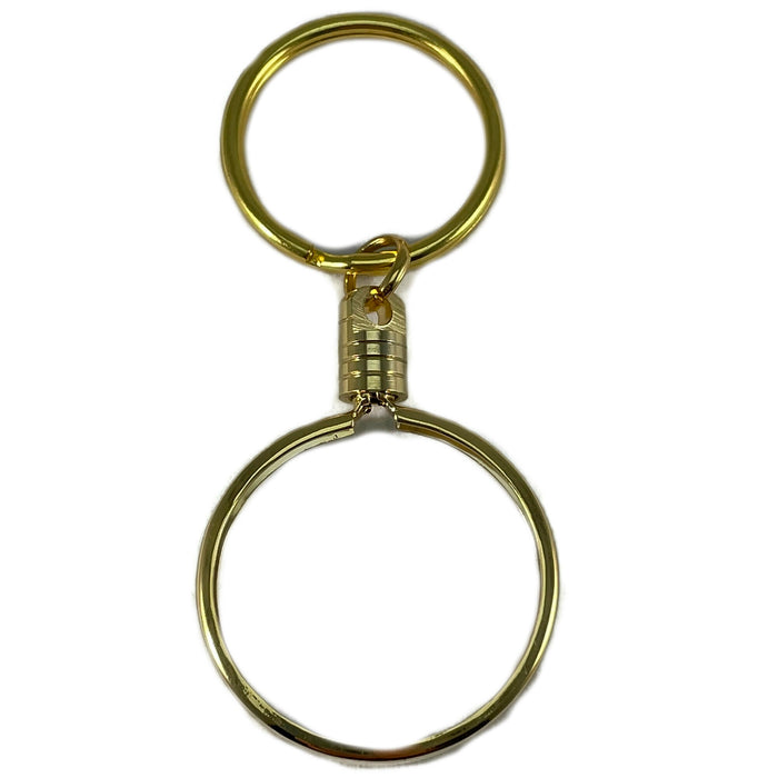  AA NA Medallion Keychain Chip Holder 18k Gold Plated Fits  Wendells Bronze Gold Plated And Color Chips : Automotive