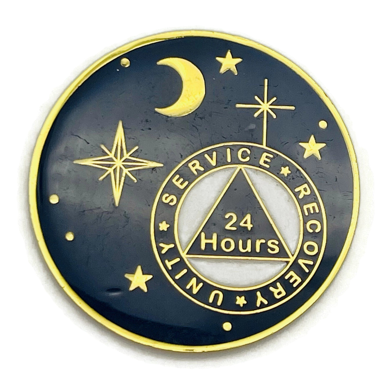 24 Hours of Sobriety Medallions - Live Life One Day at A Time