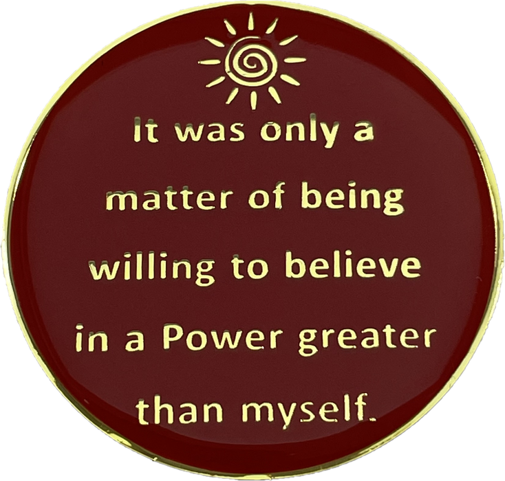 Stood in the Sunlight 24 Hours Specialty AA Recovery Medallion - Tri-Plated 24 Hour Chip/Coin