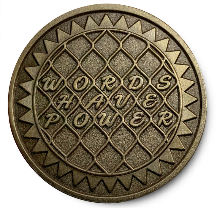 Words Have Power Specialty AA/NA Recovery Medallion - Bronze